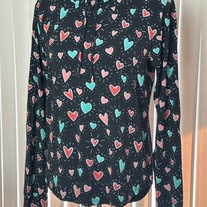 MeUndies Kids Long Sleeve Shirt with Heart Design